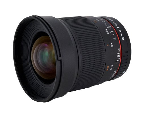 Rokinon 24Mm F1.4 Ed As If Umc Wide Angle Lens For Olympus And Panasonic Micro 4/3 (Mft) Mount Digital Cameras (Rk24M Mft)